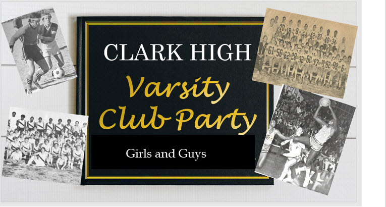 clark high varsity club party banner